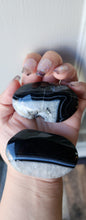 Load image into Gallery viewer, Black Sardonyx Palmstone
