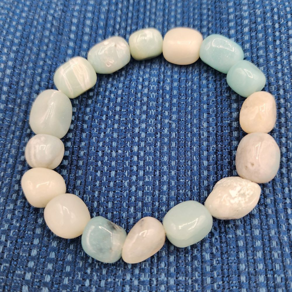 Amazonite Tumbled Stone Bracelet