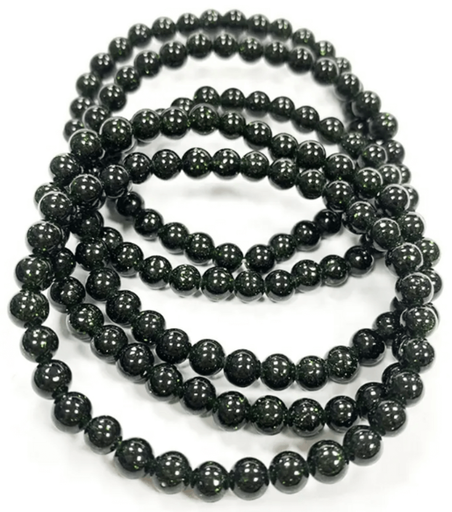 Green Goldstone Bracelet