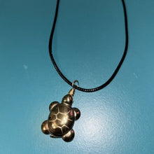 Load image into Gallery viewer, Pyrite Turtle Necklace
