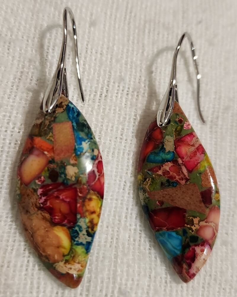 Sea Sediment Jasper Earrings