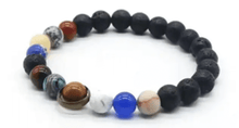 Load image into Gallery viewer, Solar System Lava Bracelet
