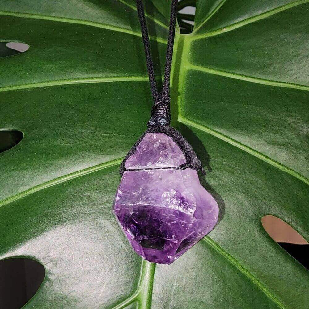 Amethyst Point Natural Necklace