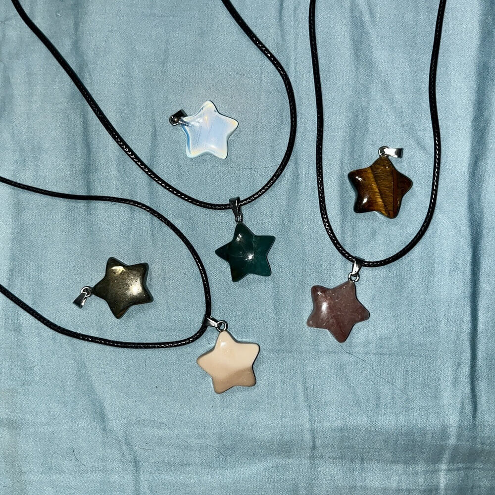 Gemstone Star Necklace