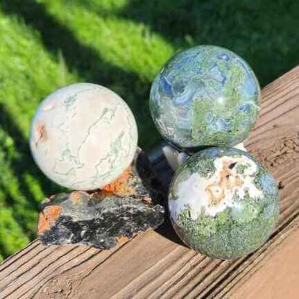 Moss Agate Sphere