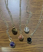 Load image into Gallery viewer, Gemstone Bead Necklace
