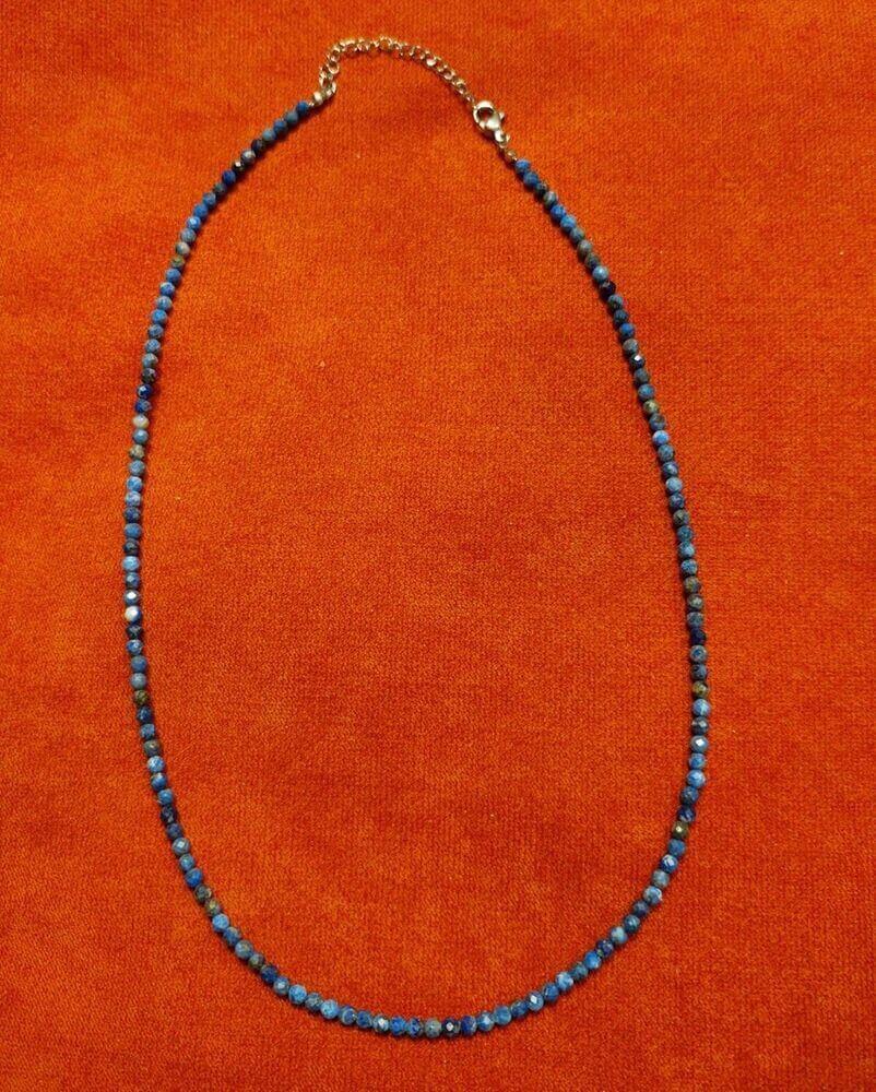 Lapis Lazuli Faceted Choker