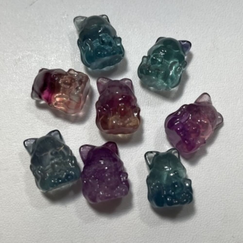 Fluorite Nine-Tailed Fox Mini