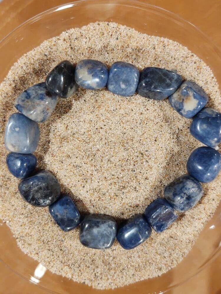 Sodalite Tumbled Stone Bracelet
