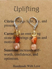 Load image into Gallery viewer, Gemstone Dangle Earring
