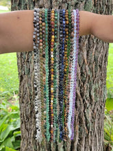 Load image into Gallery viewer, Ruby in Zoisite Hawaiian Crystal Lei
