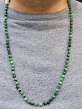 Load image into Gallery viewer, Ruby in Zoisite Hawaiian Crystal Lei
