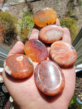 Load image into Gallery viewer, Fire Agate Worry Stone
