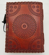 Load image into Gallery viewer, Handmade Leather Embossed Journal
