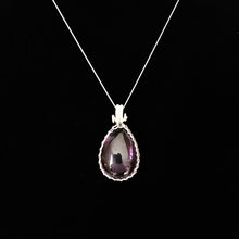 Load image into Gallery viewer, Amethyst Necklace Wire Net Drop
