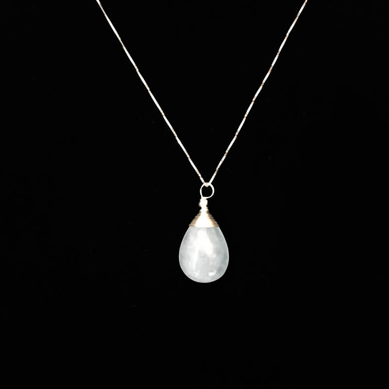 Aquamarine Necklace Drop