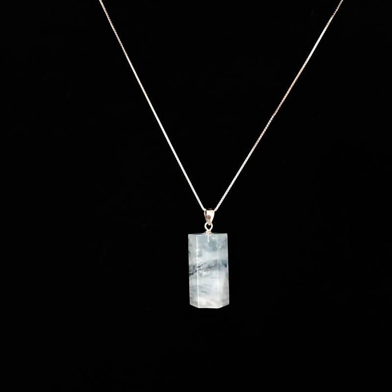 Aquamarine Necklace Prism