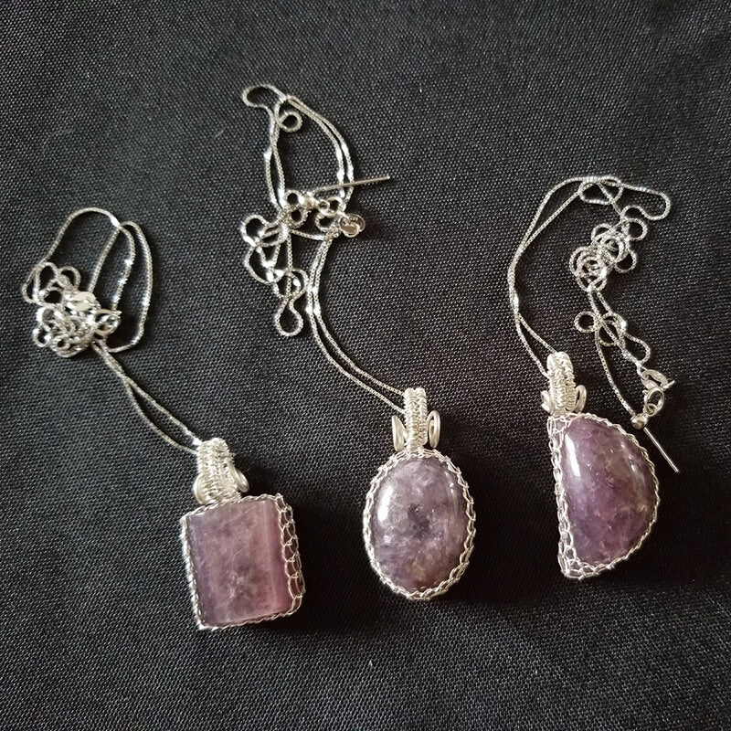 Lepidolite - Shapes Lepidolite - Shapes