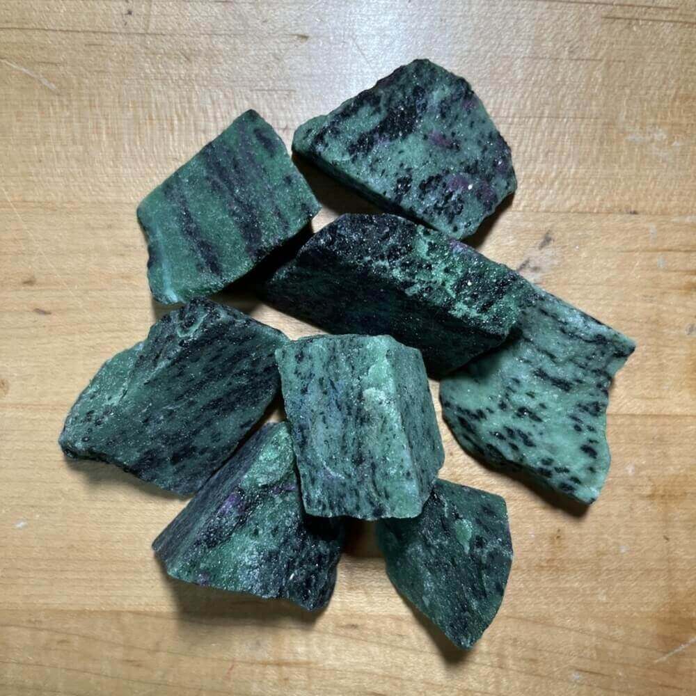 Ruby in Zoisite Natural
